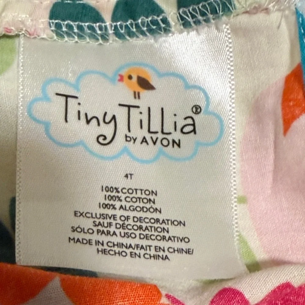 Tiny Tillia - Colorful Floral Kids Dress - Picture 2 of 4